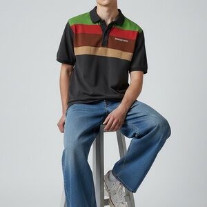 Vintage Y2K Burger King Employee Polo Shirt